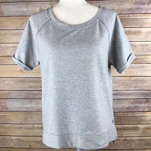 Eddie Bauer Women’s Gray Cotton Blend Casual Top